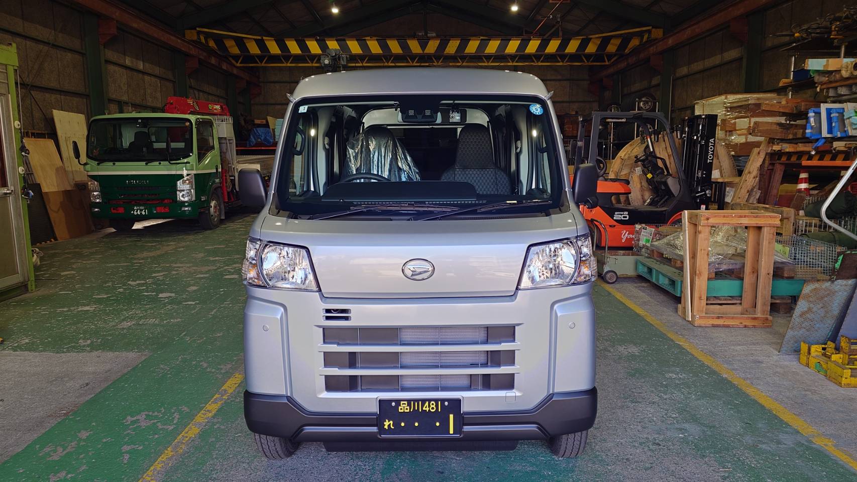 １月３０日（大安）ハイゼットが納車されました。